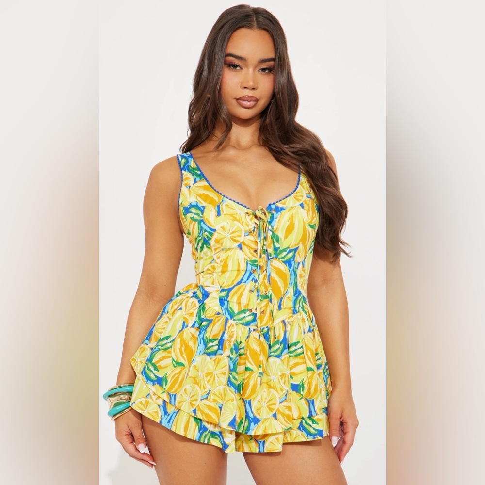 Cheer Up Lace Romper